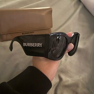 Burberry Black Crystal-Embellished Sunglasses